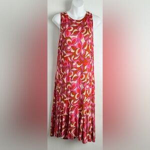 Lascana For Venus Womens Multicolor Floral Retro Surplice Neck Maxi Dress